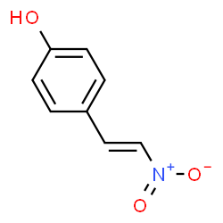ChemSpider 2D Image | 4-Hydroxy-b-nitrostyrene | C8H7NO3