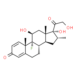 ChemSpider 2D Image | Dexamethasone | C22H29FO5
