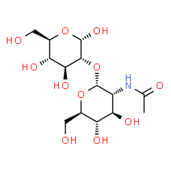 ChemSpider 2D Image | alpha-D-GlcpNAc-(1->2)-alpha-D-Glcp | C14H25NO11
