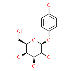 ChemSpider 2D Image | 4-Hydroxyphenyl beta-D-galactopyranoside | C12H16O7
