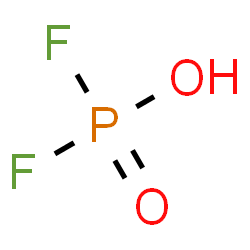 ChemSpider 2D Image | Difluorophosphoric acid | HF2O2P