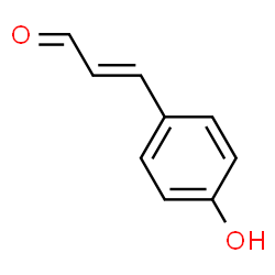 ChemSpider 2D Image | trans-p-Coumaraldehyde | C9H8O2