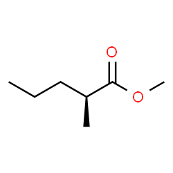 ChemSpider 2D Image | Methyl (2S)-2-methylpentanoate | C7H14O2
