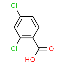 ChemSpider 2D Image | 2,4-Dichlorobenzoic acid | C7H4Cl2O2