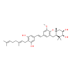 ChemSpider 2D Image | Schweinfurthin B | C35H46O6