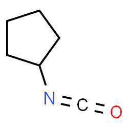 ChemSpider 2D Image | Cyclopentylisocyanate | C6H9NO
