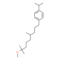 ChemSpider 2D Image | 1-Isopropyl-4-(8-methoxy-4,8-dimethylnonyl)benzene | C21H36O