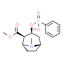ChemSpider 2D Image | O-hydroxy(phenyl)phosphinoyl ecgonine methyl ester | C16H22NO5P