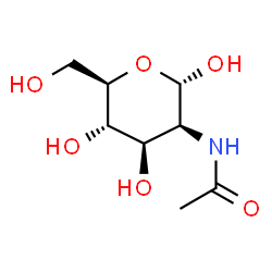 ChemSpider 2D Image | N-Acetyl-D-mannosamine | C8H15NO6
