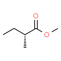 ChemSpider 2D Image | Methyl (R)-2-methylbutanoate | C6H12O2