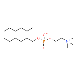 ChemSpider 2D Image | Dodecylphosphocholine | C17H38NO4P