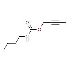 ChemSpider 2D Image | Iodopropynyl butylcarbamate | C8H12INO2