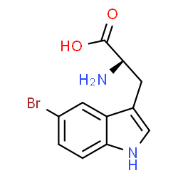 ChemSpider 2D Image | 5-Bromo-L-tryptophan | C11H11BrN2O2