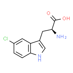 ChemSpider 2D Image | 5-Chloro-L-tryptophan | C11H11ClN2O2