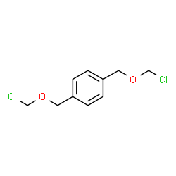 ChemSpider 2D Image | 1,4-Bis[(chloromethoxy)methyl]benzene | C10H12Cl2O2