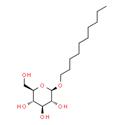 ChemSpider 2D Image | Decyl glucoside | C16H32O6