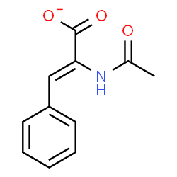 ChemSpider 2D Image | (2Z)-2-Acetamido-3-phenylacrylate | C11H10NO3