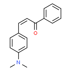 ChemSpider 2D Image | 4-(Dimethylamino)benzalacetophenone | C17H17NO
