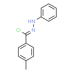 ChemSpider 2D Image | 4-Methyl-N-phenylbenzenecarbohydrazonoyl chloride | C14H13ClN2