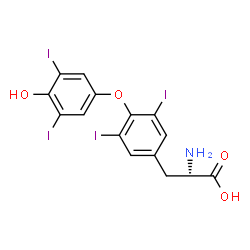 ChemSpider 2D Image | Levothyroxine | C15H11I4NO4