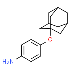 ChemSpider 2D Image | 4-(1-adamantyloxy)aniline | C16H21NO