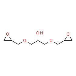 ChemSpider 2D Image | 1,3-Bis(2-oxiranylmethoxy)-2-propanol | C9H16O5