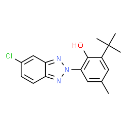 ChemSpider 2D Image | bumetrizole | C17H18ClN3O