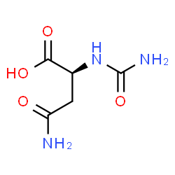 ChemSpider 2D Image | N~2~-Carbamoyl-L-asparagine | C5H9N3O4
