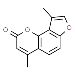 ChemSpider 2D Image | 4,4'-Dimethylangelicin | C13H10O3