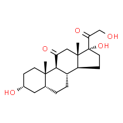 ChemSpider 2D Image | Tetrahydrocortisone | C21H32O5