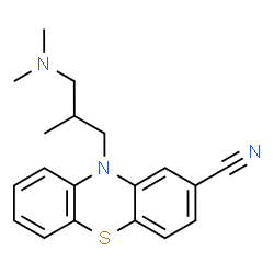 ChemSpider 2D Image | Cyamemazine | C19H21N3S