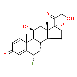 ChemSpider 2D Image | fluprednisolone | C21H27FO5