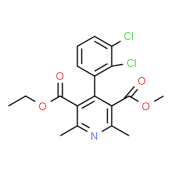 ChemSpider 2D Image | dehydrofelodipine | C18H17Cl2NO4