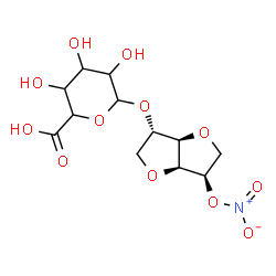ChemSpider 2D Image | 1,4:3,6-Dianhydro-2-O-hexopyranuronosyl-5-O-nitro-D-glucitol | C12H17NO12