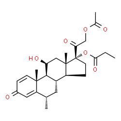 ChemSpider 2D Image | Methylprednisolone aceponate | C27H36O7
