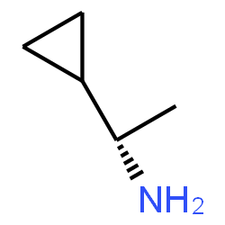 ChemSpider 2D Image | (S)-1-Cyclopropylethanamine | C5H11N