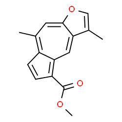 ChemSpider 2D Image | 11-carbomethoxylinderazulene | C16H14O3
