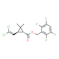 ChemSpider 2D Image | Transfluthrin | C15H12Cl2F4O2