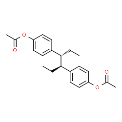 ChemSpider 2D Image | Hexestrol diacetate (JAN) | C22H26O4