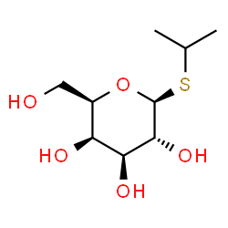 ChemSpider 2D Image | Isopropyl beta-D-1-thiogalactopyranoside | C9H18O5S