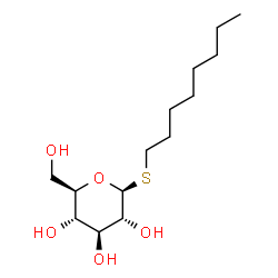 ChemSpider 2D Image | n-Octyl-beta-D-thioglucopyranoside | C14H28O5S