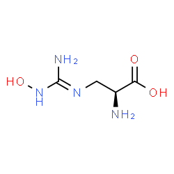 ChemSpider 2D Image | DINOR-N(OMEGA)-HYDROXY-L-ARGININE | C4H10N4O3