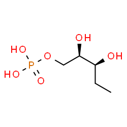 ChemSpider 2D Image | Pentane-3,4-Diol-5-Phosphate | C5H13O6P