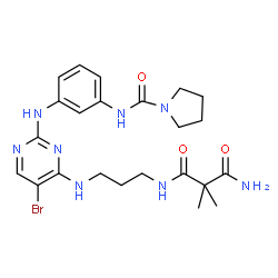 ChemSpider 2D Image | BX-320 | C23H31BrN8O3
