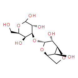 ChemSpider 2D Image | 3-O-(3,6-Anhydro-alpha-D-galactopyranosyl)-D-galactopyranose | C12H20O10