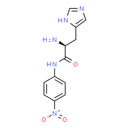 ChemSpider 2D Image | N-(4-Nitrophenyl)-L-histidinamide | C12H13N5O3