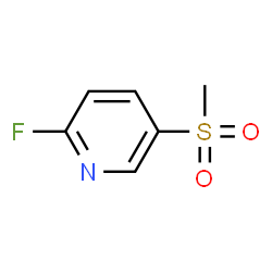 ChemSpider 2D Image | 2-Fluoro-5-(methylsulfonyl)pyridine | C6H6FNO2S
