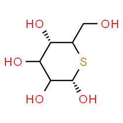 ChemSpider 2D Image | 5-Thio-alpha-D-glycero-hexopyranose | C6H12O5S