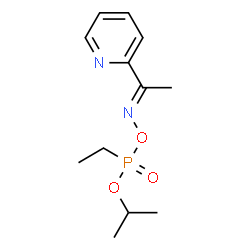 ChemSpider 2D Image | (E)-N-[ethyl(isopropoxy)phosphoryl]oxy-1-(2-pyridyl)ethanimine | C12H19N2O3P