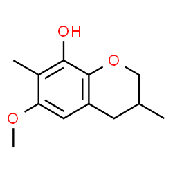 ChemSpider 2D Image | 6-Methoxy-3,7-dimethyl-8-chromanol | C12H16O3